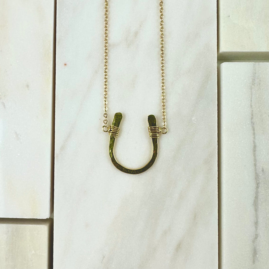 Mini Horseshoe Necklace