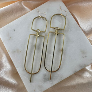 Long Scarab Earring